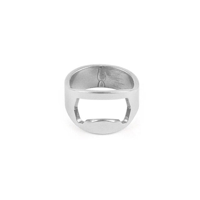 Stainless steel ring opener beer bottle opener Multifunctional EDC creative bottle opener kitchen gadget