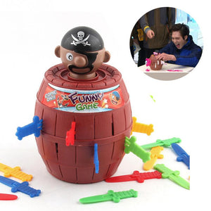 Outdoor Funny Gadget Pirate Barrel Game Toys for Children Lucky Stab Pop Up Toy for Outdoor Camping Toys