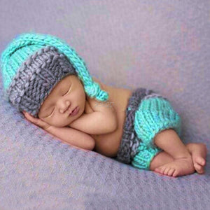 Beautiful  Newborn Photo Props Baby Boy Girls Crochet Knit Costume Photography Prop Outfits