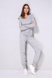 Turtleneck Pullover Sweatshirts Knit Pants Suit Two Piece Sets Women Autumn Winter Warm Knitted Tracksuit Sporting Suit Female