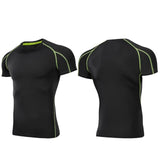 Outto Men's Gym Shirt Running Fitness Sport Training Short Sleeve Top #126