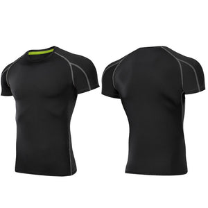 Outto Men's Gym Shirt Running Fitness Sport Training Short Sleeve Top #126