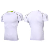 Outto Men's Gym Shirt Running Fitness Sport Training Short Sleeve Top #126