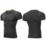 Outto Men's Gym Shirt Running Fitness Sport Training Short Sleeve Top #126