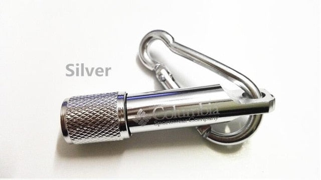 Free Shipping Colombia carabiner flashlight mini flashlight bright flashlight LED flashlight 20g #6026
