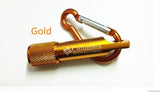 Free Shipping Colombia carabiner flashlight mini flashlight bright flashlight LED flashlight 20g #6026