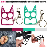 Portable Cute Cat Opener Screwdriver Keychain Self-defense Multifunction Outdoor Gadgets YS-BUY