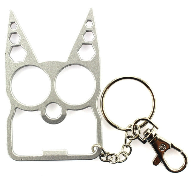 Portable Cute Cat Opener Screwdriver Keychain Self-defense Multifunction Outdoor Gadgets YS-BUY