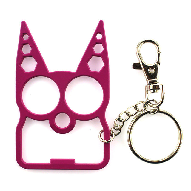Portable Cute Cat Opener Screwdriver Keychain Self-defense Multifunction Outdoor Gadgets YS-BUY