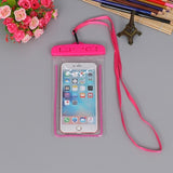 Summer Luminous Waterproof Pouch Swimming Gadget Beach Dry Bag Phone Case Cover Camping Skiing Holder For Cell Phone 3.5-6Inch