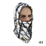 Winter Fishing Hats Caps Camouflage Camo Ventilated Breathable Windproof Keep Warm Face Mask Hunting Hiking Outdoor Sport Hat
