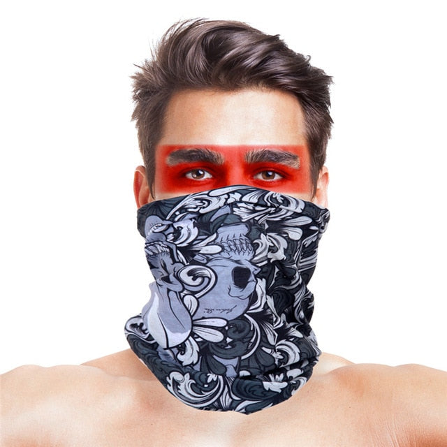 3D Geometric Design Cycling Bandanas Headwear Multifunctional Magic Head Scarf Outdoor Sport Face Shield Mask buffe Summer Baff