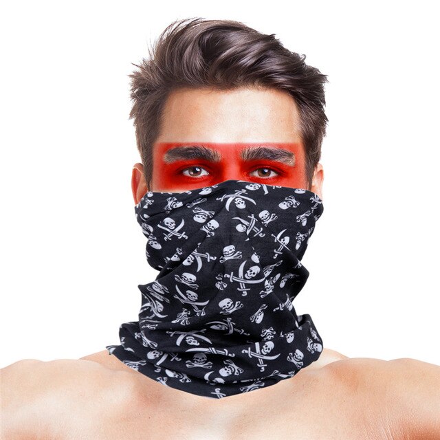 3D Geometric Design Cycling Bandanas Headwear Multifunctional Magic Head Scarf Outdoor Sport Face Shield Mask buffe Summer Baff