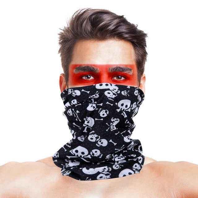 3D Geometric Design Cycling Bandanas Headwear Multifunctional Magic Head Scarf Outdoor Sport Face Shield Mask buffe Summer Baff