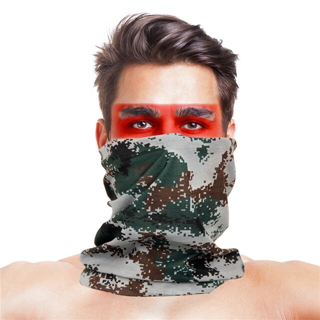 3D Geometric Design Cycling Bandanas Headwear Multifunctional Magic Head Scarf Outdoor Sport Face Shield Mask buffe Summer Baff
