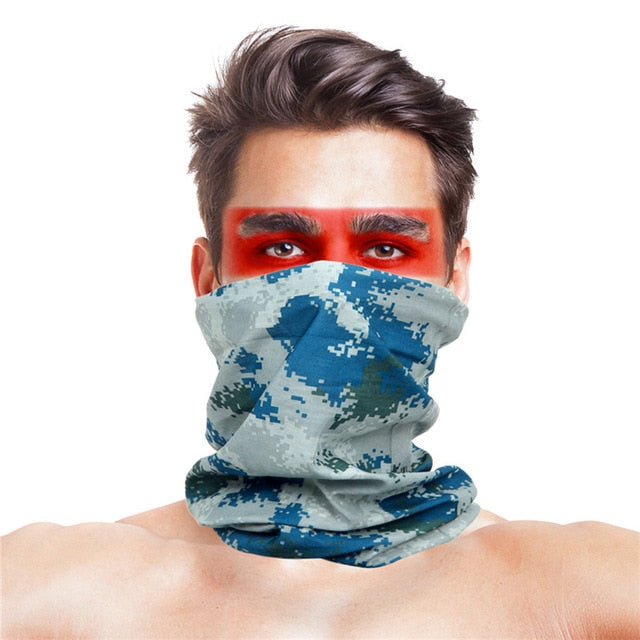 3D Geometric Design Cycling Bandanas Headwear Multifunctional Magic Head Scarf Outdoor Sport Face Shield Mask buffe Summer Baff