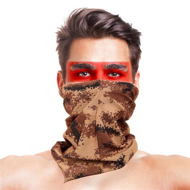 3D Geometric Design Cycling Bandanas Headwear Multifunctional Magic Head Scarf Outdoor Sport Face Shield Mask buffe Summer Baff
