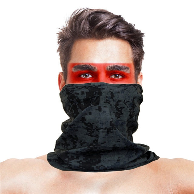 3D Geometric Design Cycling Bandanas Headwear Multifunctional Magic Head Scarf Outdoor Sport Face Shield Mask buffe Summer Baff
