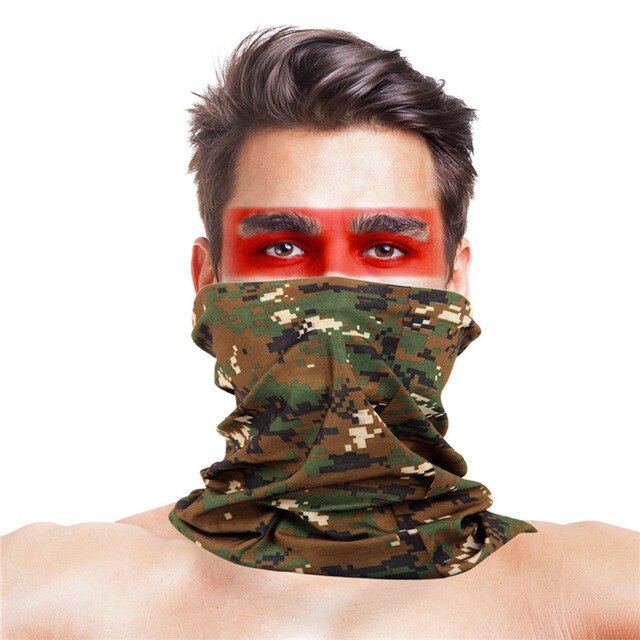 3D Geometric Design Cycling Bandanas Headwear Multifunctional Magic Head Scarf Outdoor Sport Face Shield Mask buffe Summer Baff