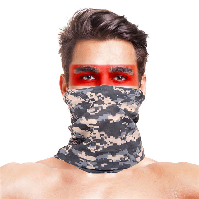 3D Geometric Design Cycling Bandanas Headwear Multifunctional Magic Head Scarf Outdoor Sport Face Shield Mask buffe Summer Baff