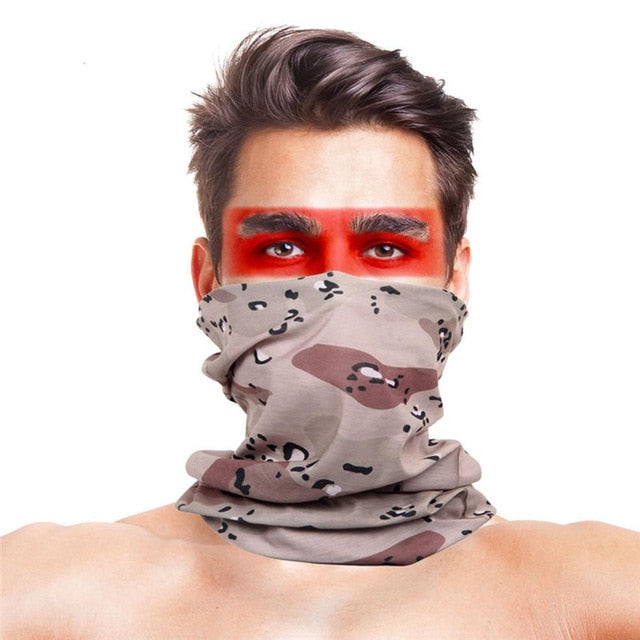 3D Geometric Design Cycling Bandanas Headwear Multifunctional Magic Head Scarf Outdoor Sport Face Shield Mask buffe Summer Baff