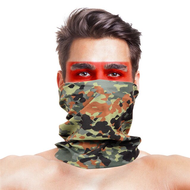 3D Geometric Design Cycling Bandanas Headwear Multifunctional Magic Head Scarf Outdoor Sport Face Shield Mask buffe Summer Baff