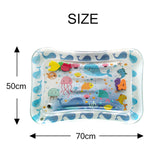 Inflatable Infants Tummy Time Activity Mat Baby Play Water Mat Toys for Kids Mat Summer Swimming Beach Pool Game Baby Gyms Mat